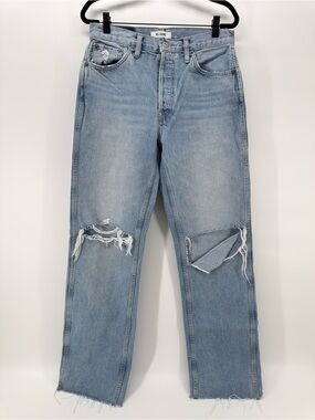 Re/Done 90s High Rise Loose Straight leg 90s ripped distressed baggy